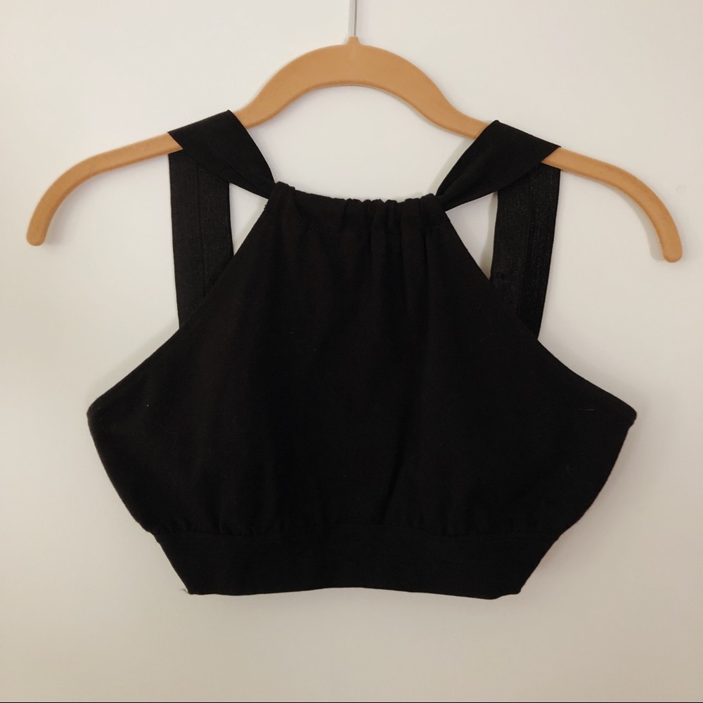 Urban Outfitters Black Crop Top